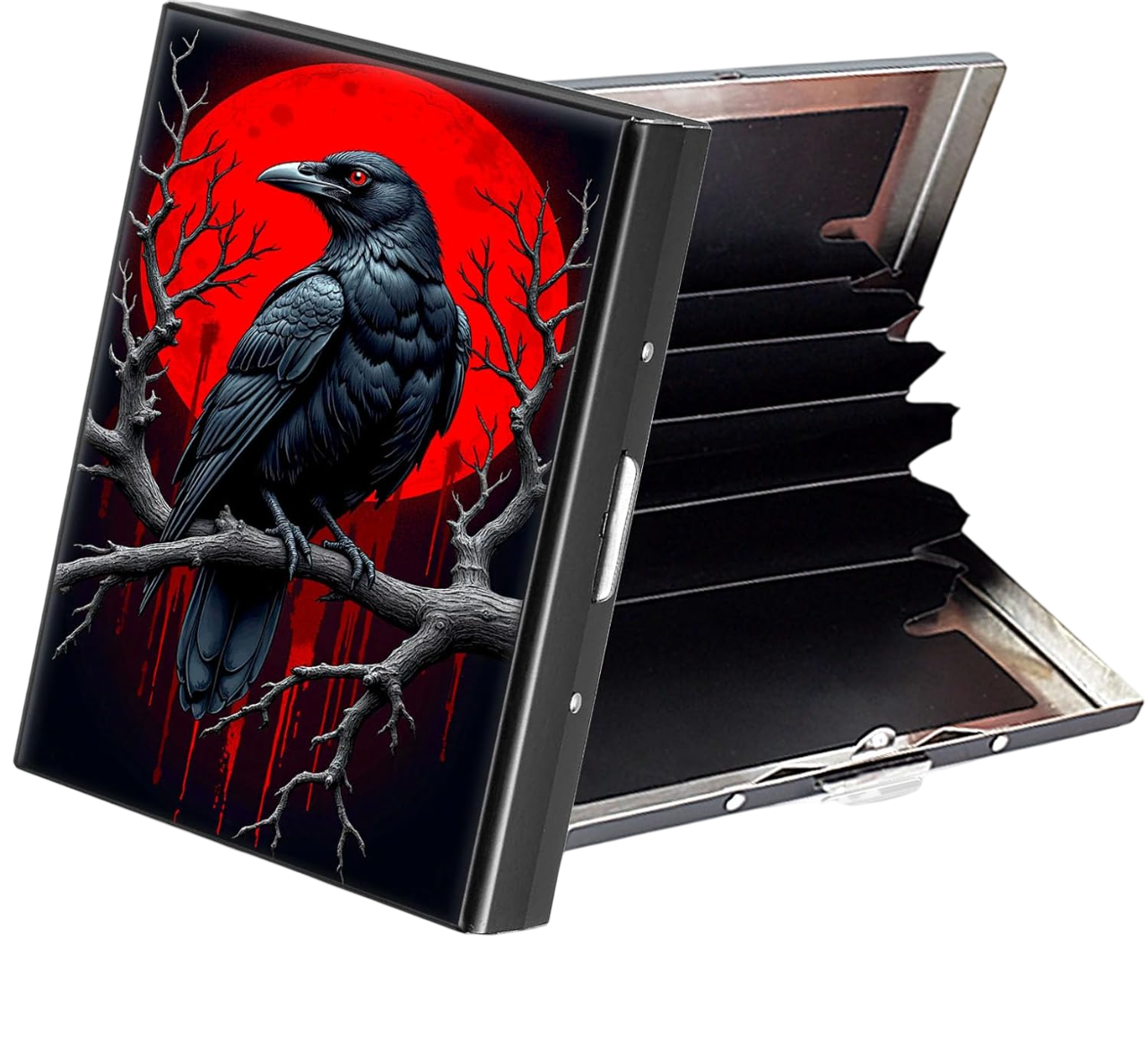 Red Moon Credit Card Holder Accordion Style